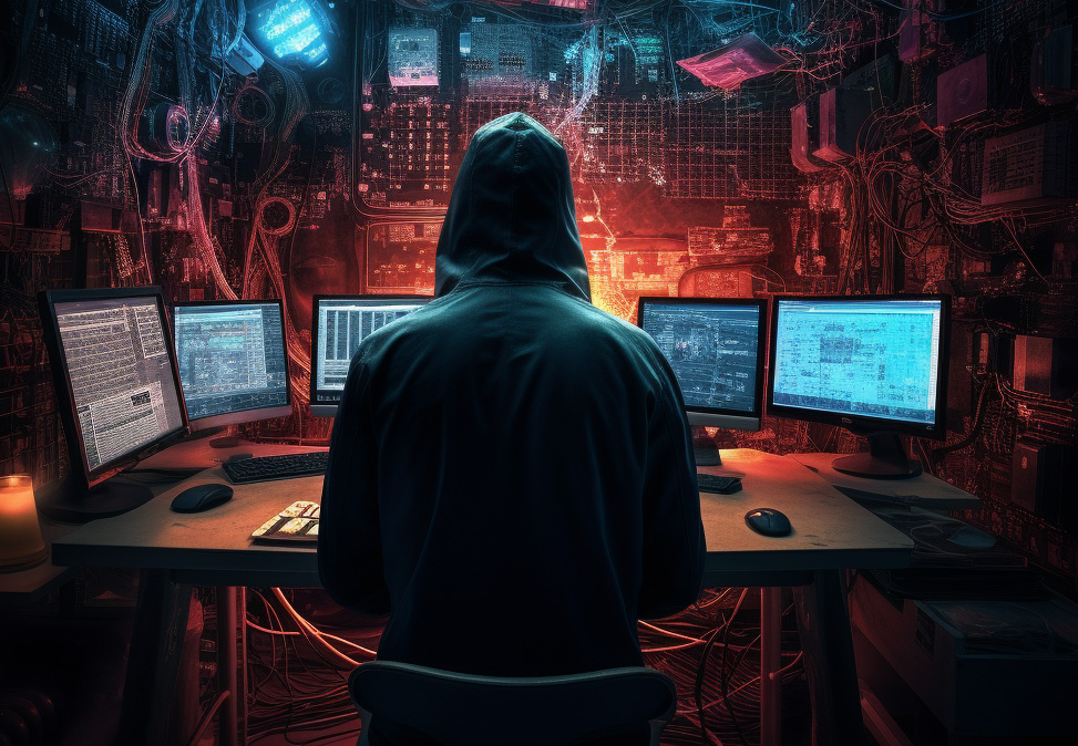 Hacker en sécurité informatique sur le darkweb